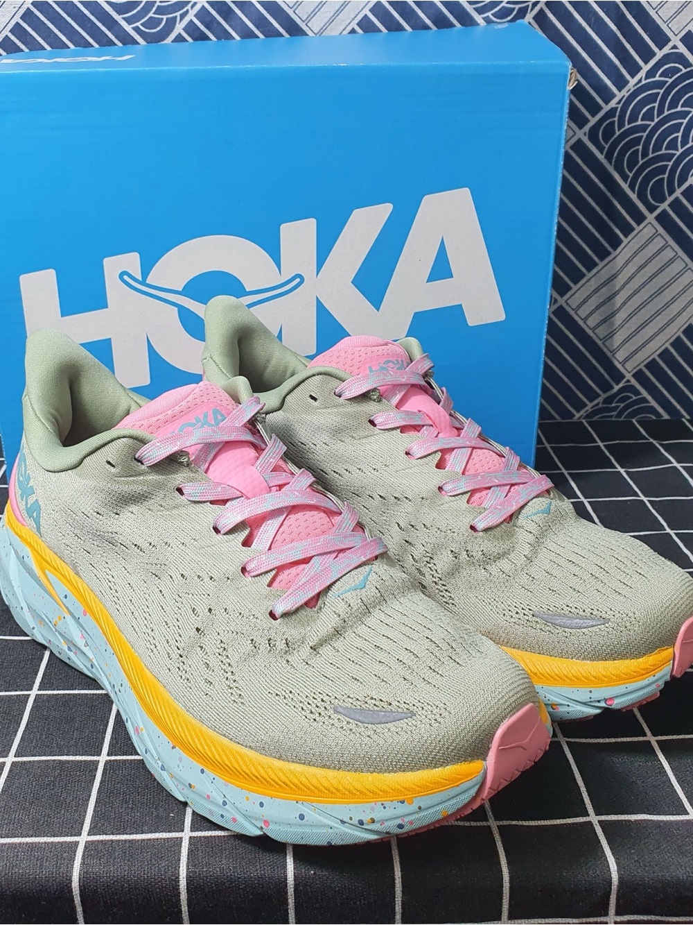 Free People FP movement x Hoka Clifton 8 sneakers